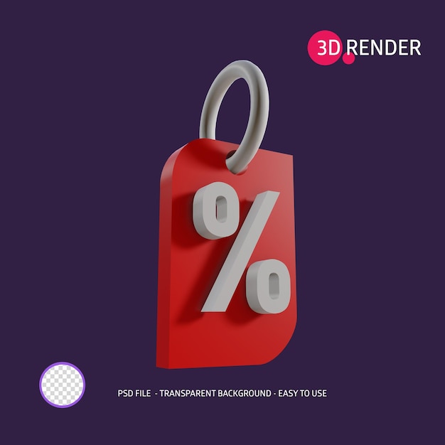 PSD 3d-rendersymbol sale 20