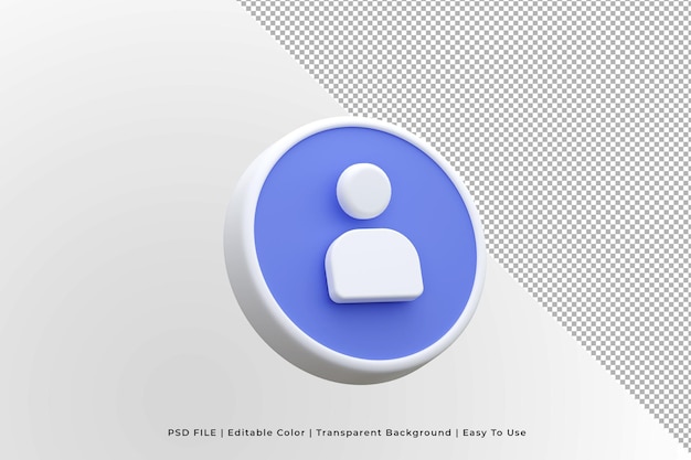 3D-Rendersymbol Zeichen Menschen