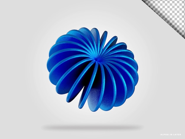 3d rendono gli oggetti di forme geometriche glitterate isolati