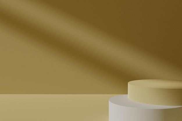 3d rendono lo sfondo geometrico della scena del podio