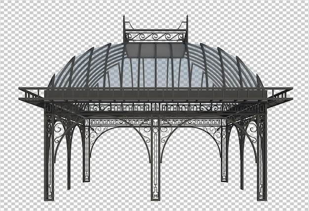 3d Rendre la structure du bâtiment isolée