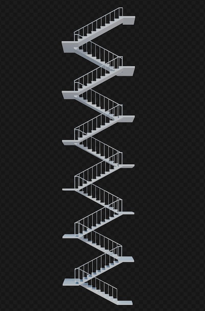 PSD 3d, rendu, bâtiment, structure, isolé