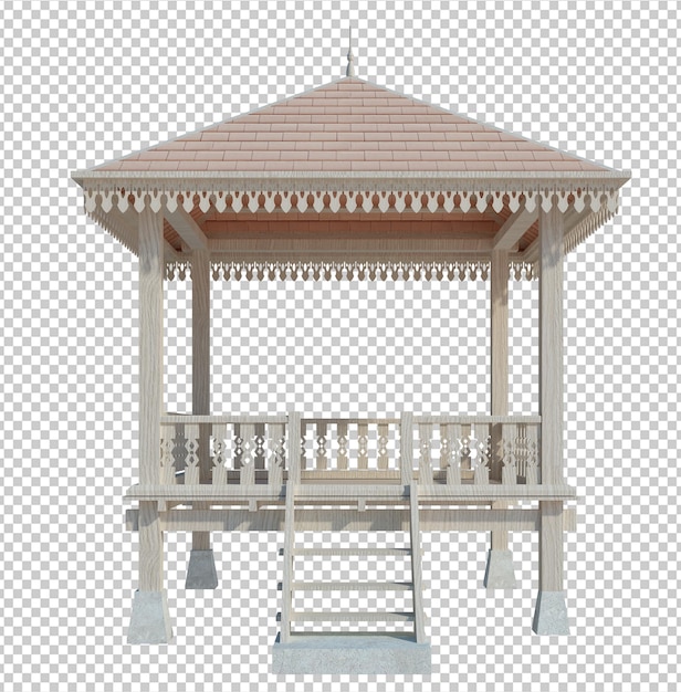 PSD 3d, rendu, bâtiment, structure, isolé