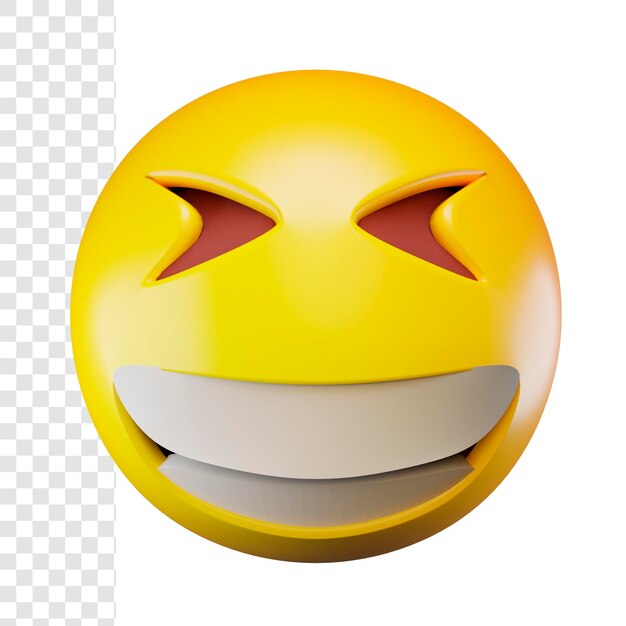 Emoji 10 rosto sorridente com olhos sorridentes Modelo 3D $9