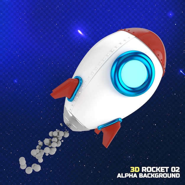 PSD 3d rocket 02