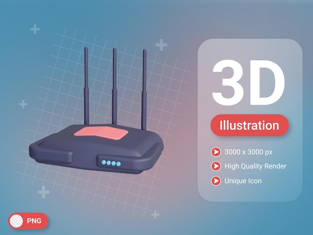 3D-Router-Symbol