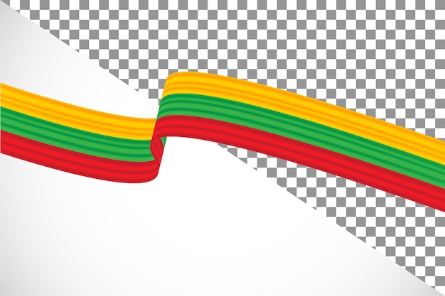PSD 3d ruban du drapeau lituanien44