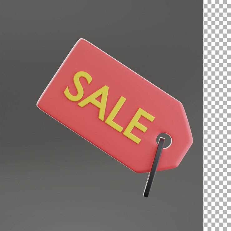3d sale label icon
