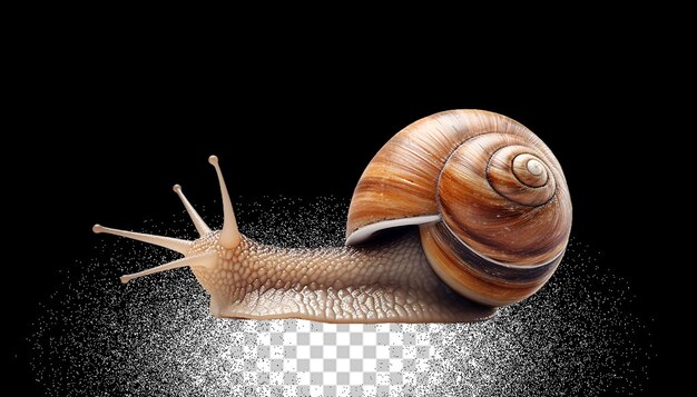 PSD 3d-schnecke png durchsichtig