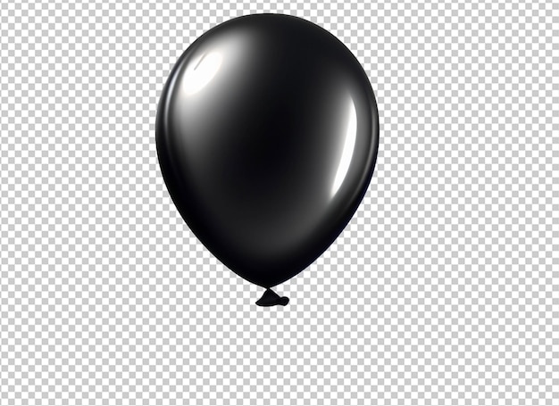 3D schwarzer Ballon Freitag