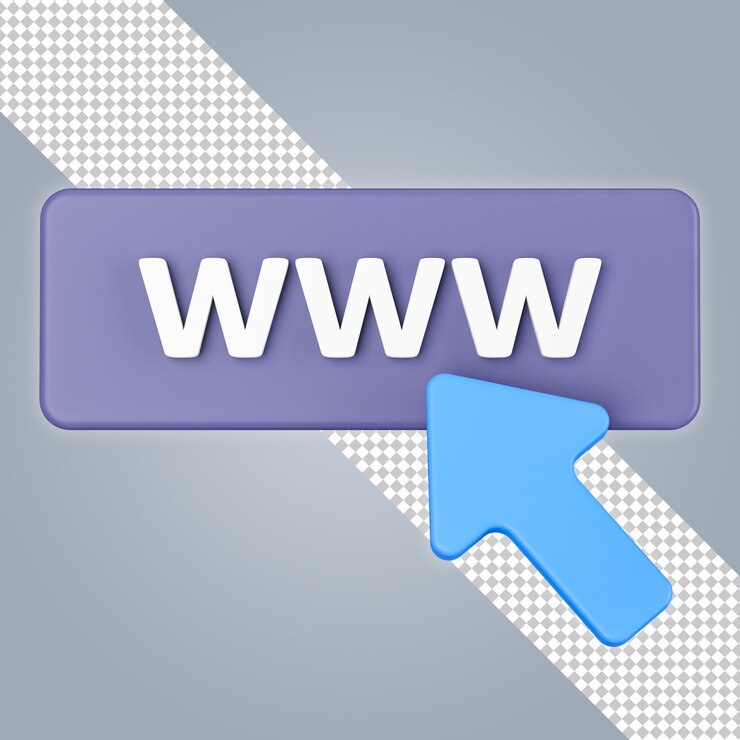 PSD 3d search bar website icon