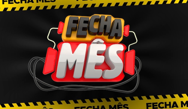 3D SELLO BANNER CIERRE MES