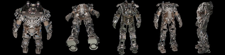 PSD 3d set rendering object