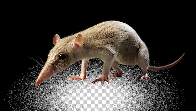 PSD 3d shrew png transparent (en anglais)