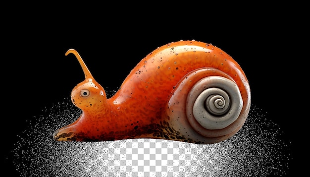 PSD 3d slug png transparent (en anglais)