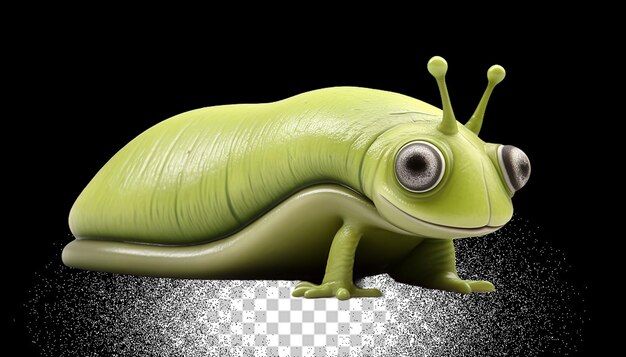 PSD 3d slug png transparente