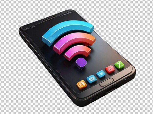 3d-smart-phone-wifi-symbol