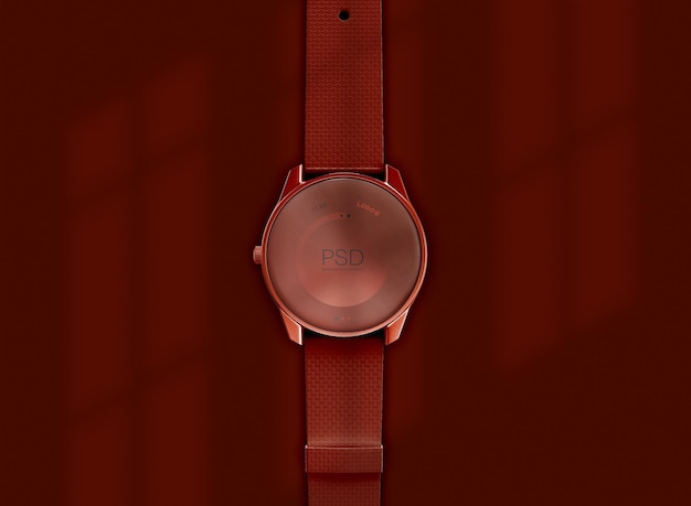 3d smartwatch mockup. conceito de tecnologia