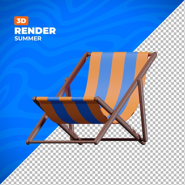 PSD 3d-sommer-strandkorb