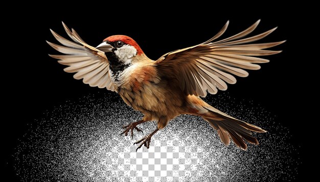 PSD 3d-sparrow png durchsichtig