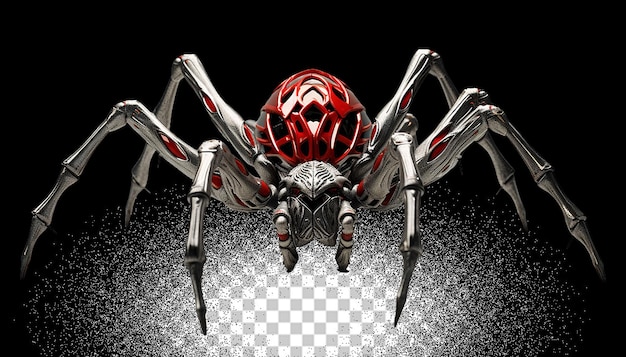 PSD 3d-spider png durchsichtig