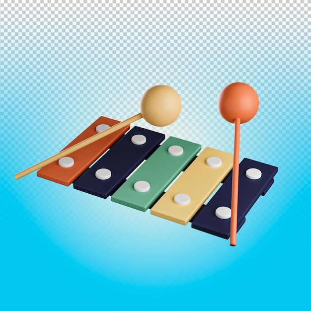 PSD 3d-spielzeug-symbol