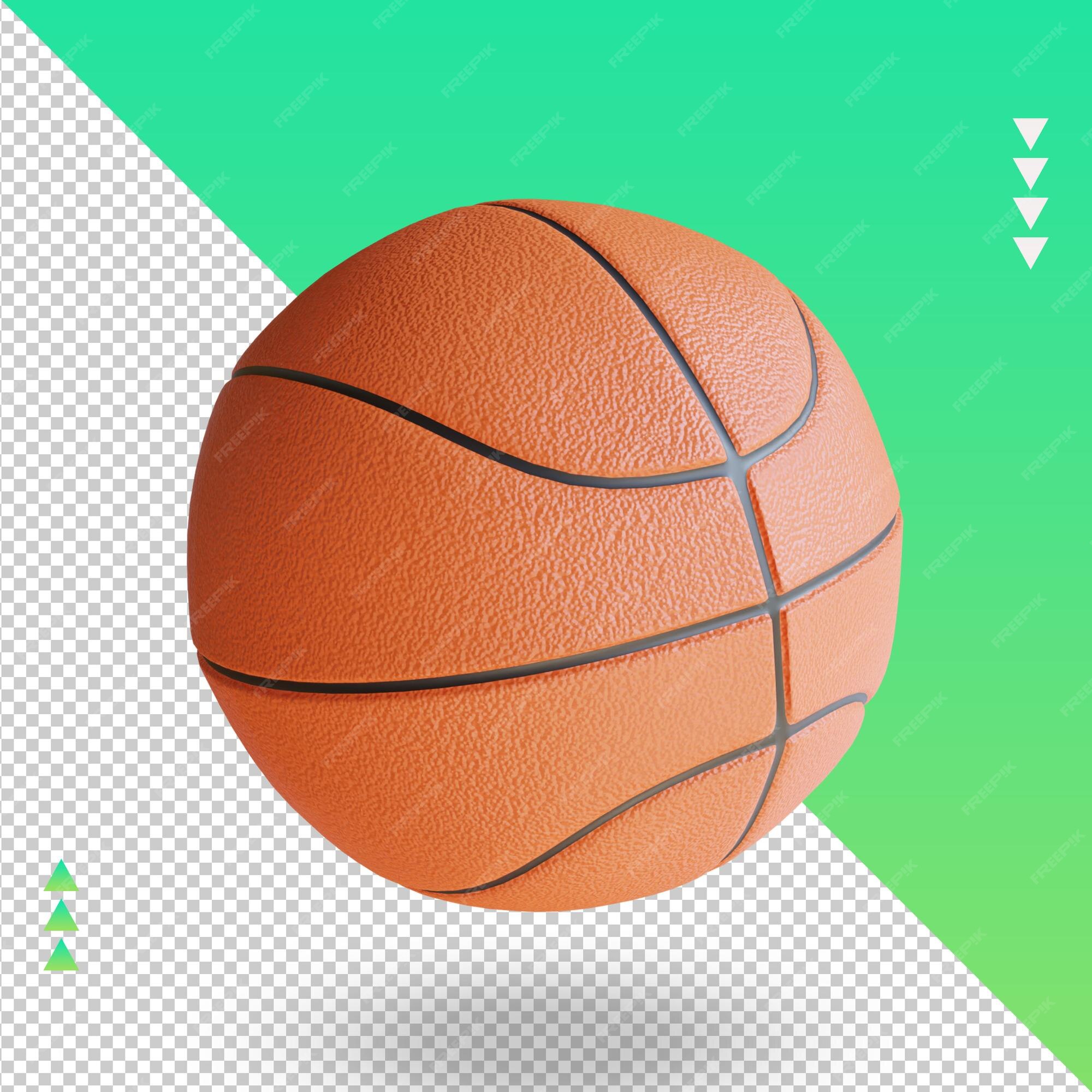 Conceito de jogo de basquete 3d renderização