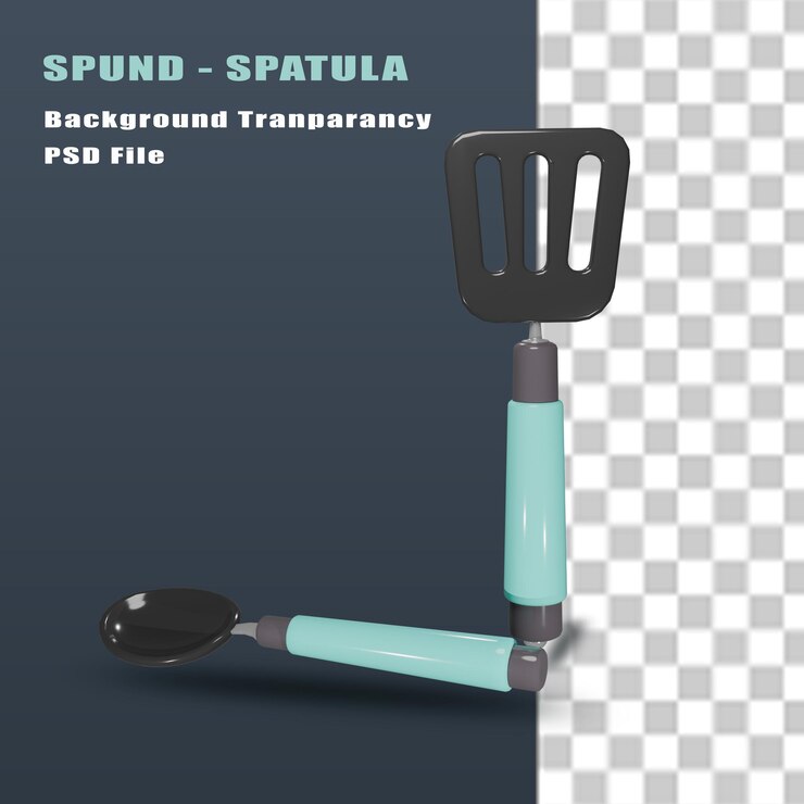 PSD 3d spund dan 3d spatula (espátula en 3d) también conocido como