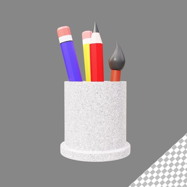 3D Stationär mit Halter