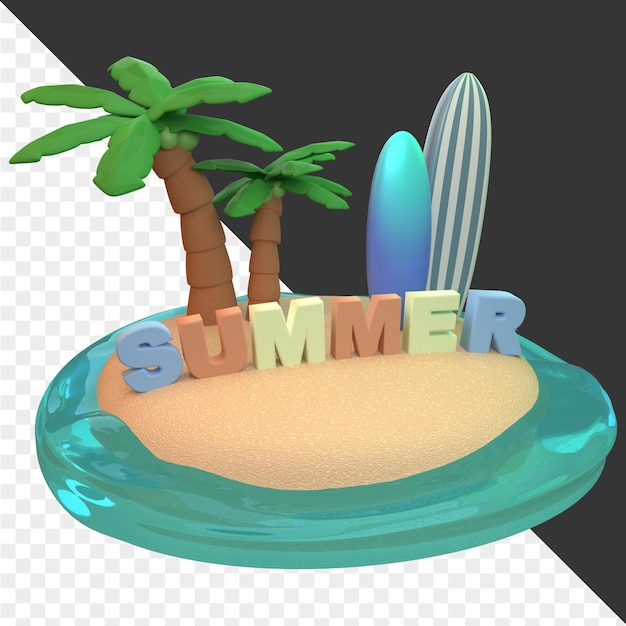 3D-Strandbilder