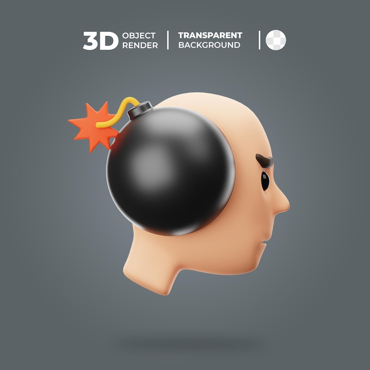 PSD 3d-stress-emotionssymbol