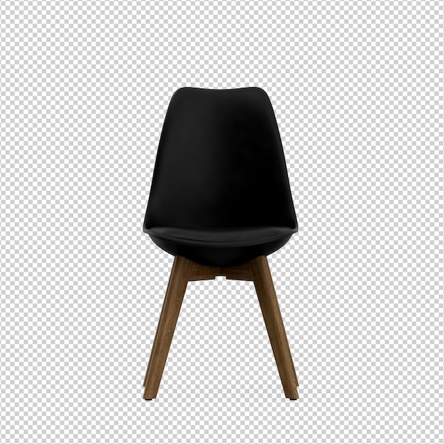 3D Stuhl isoliert Rendering