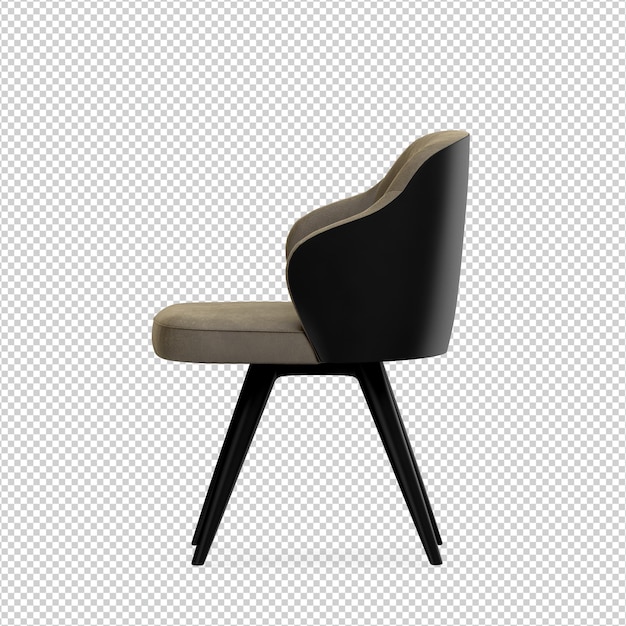 3D Stuhl isoliert Rendering
