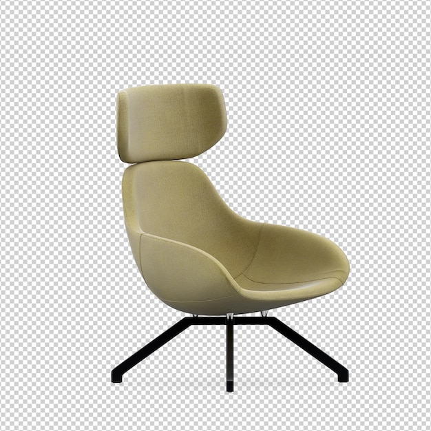 3D Stuhl isoliert Rendering