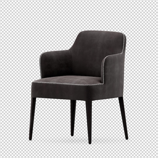 3D Stuhl isoliert Rendering
