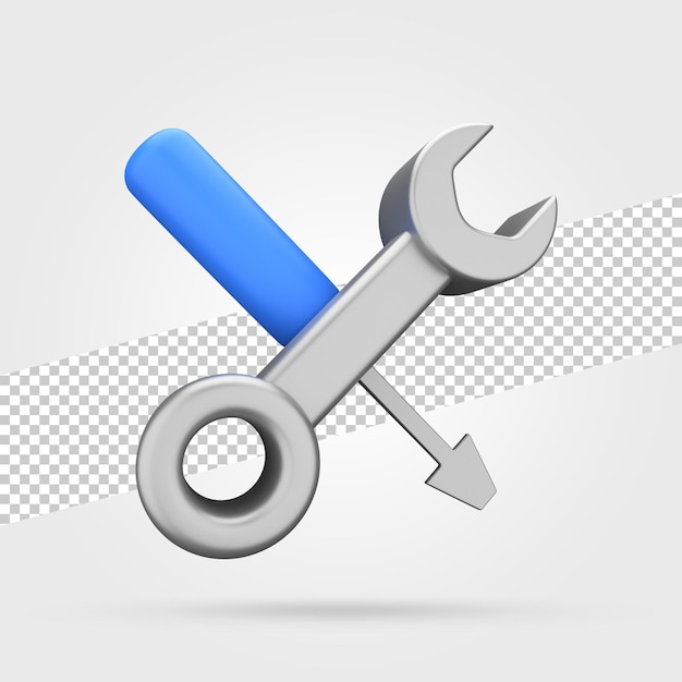 PSD 3d-support-tools-symbol rendern