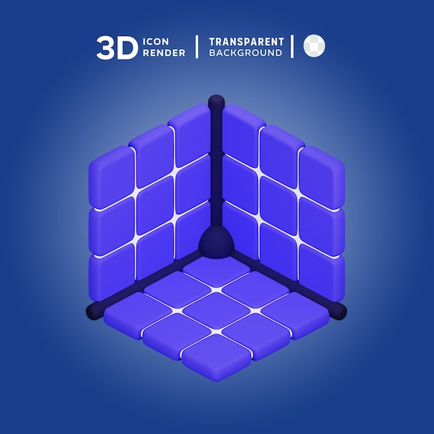 PSD 3d-symbol 3d-objekt abbildung