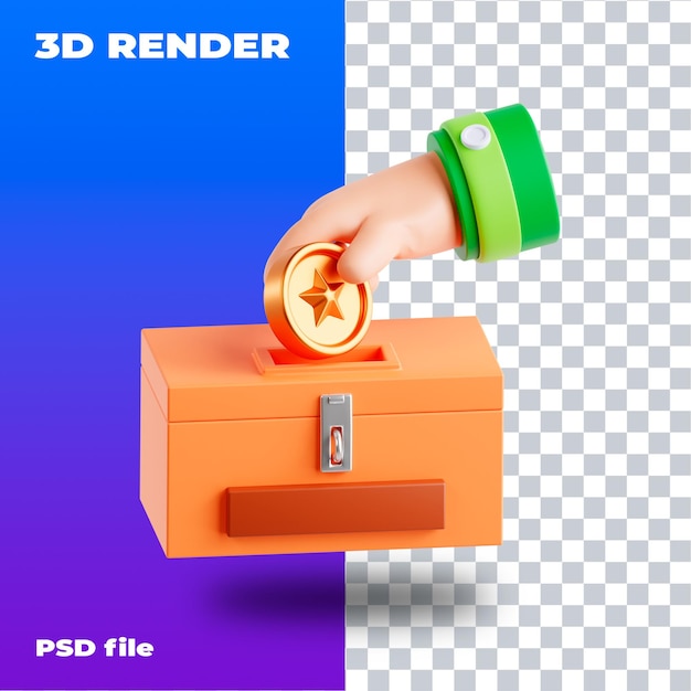 3D-Symbol 3D rendern PSD mit hoher Auflösung Ramadan Eid