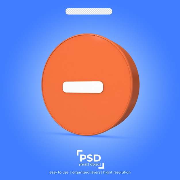 PSD 3d-symbol am besten auf transparentem hintergrund rendern 43