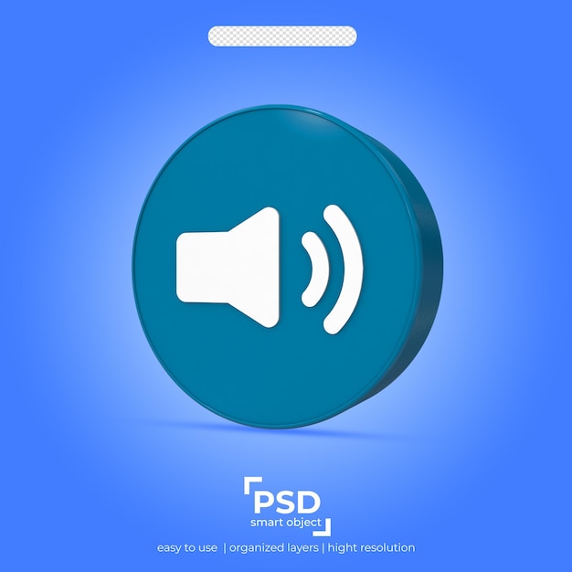 PSD 3d-symbol am besten auf transparentem hintergrund rendern 55