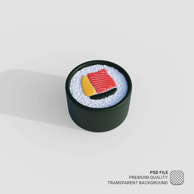 3d-symbol asien-food-sushi-illustration