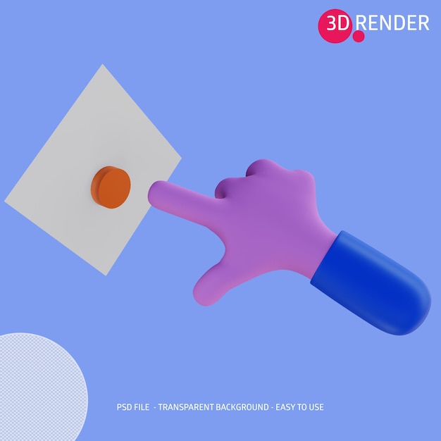 3D-Symbol Brailleschrift