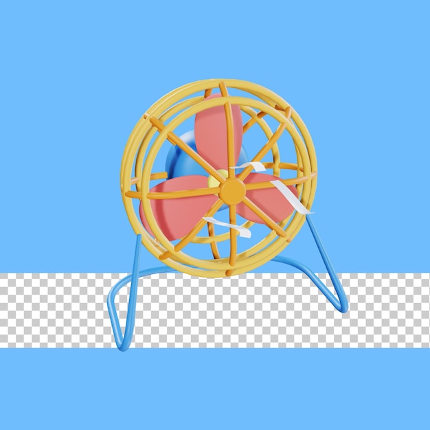 PSD 3d-symbol fan