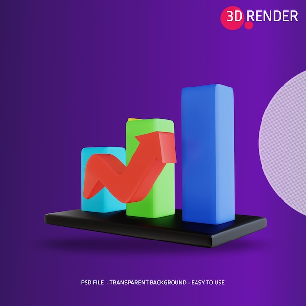 3D-Symbol finanziell