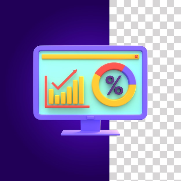 3d-symbol für den datenanalyst