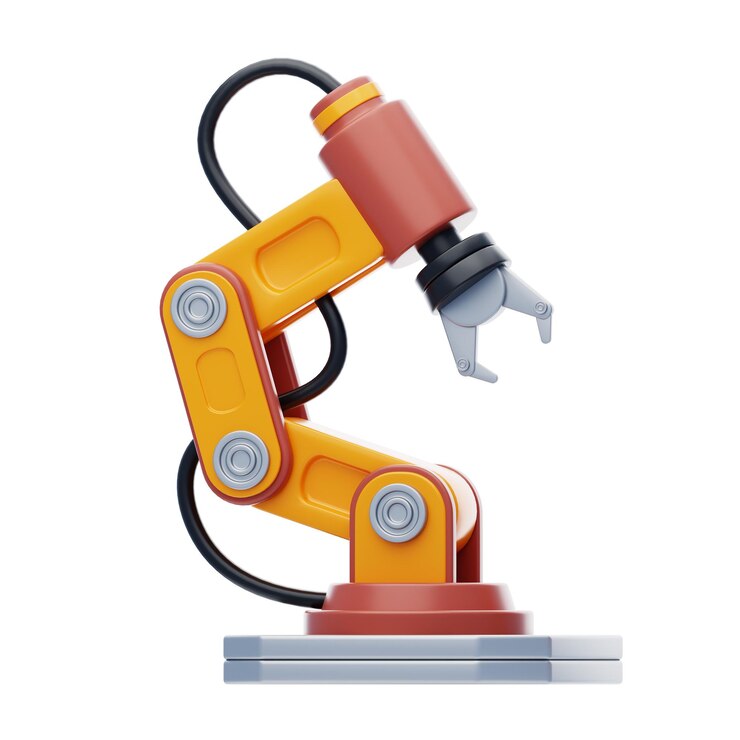 PSD 3d-symbol für den robotikarm