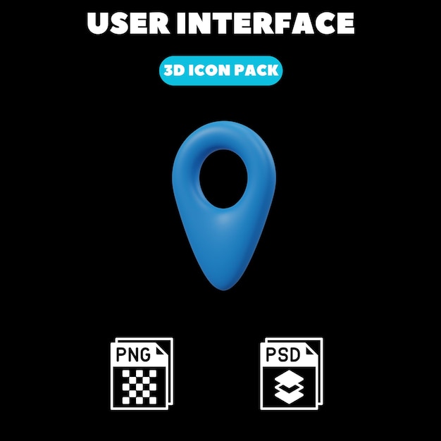 3D-SYMBOL FÜR DIE BENUTZEROBERFLÄCHE