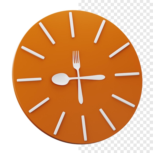 3D-Symbol für die Restaurant-Zähleruhr