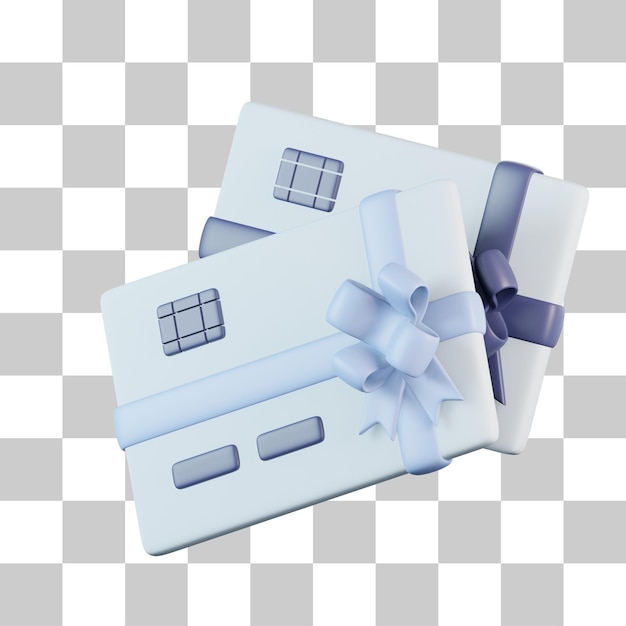3D-Symbol für digitale Geschenkkarte