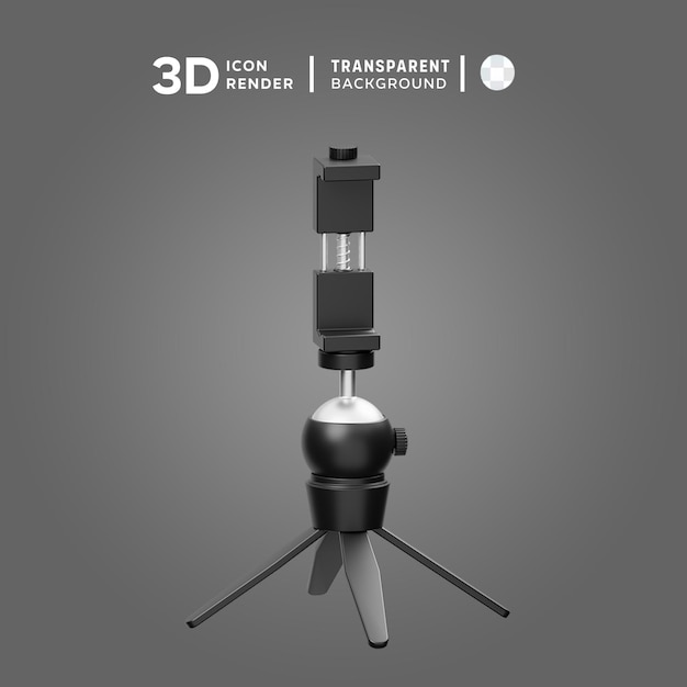 3d-symbol für ein mini-stativ